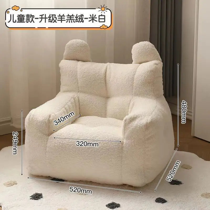 Children's sofa cute baby cartoon seat reading corner baby mini bear sofa lazy sofa