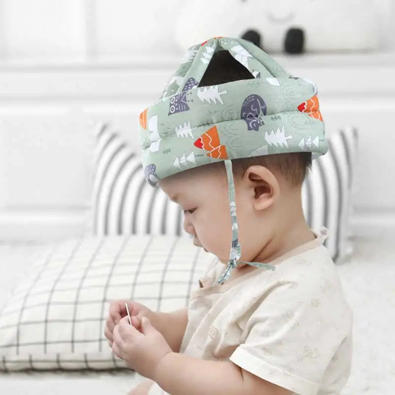 Baby Safety Helmet Head Protection Hat Toddler Anti-fall Pad Children Learn To Walk Crash Cap Adjustable Protective Headgear