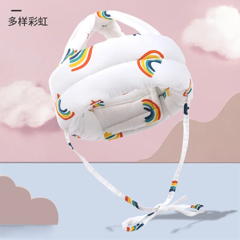 Baby Safety Helmet Head Protection Hat Toddler Anti-fall Pad Children Learn To Walk Crash Cap Adjustable Protective Headgear