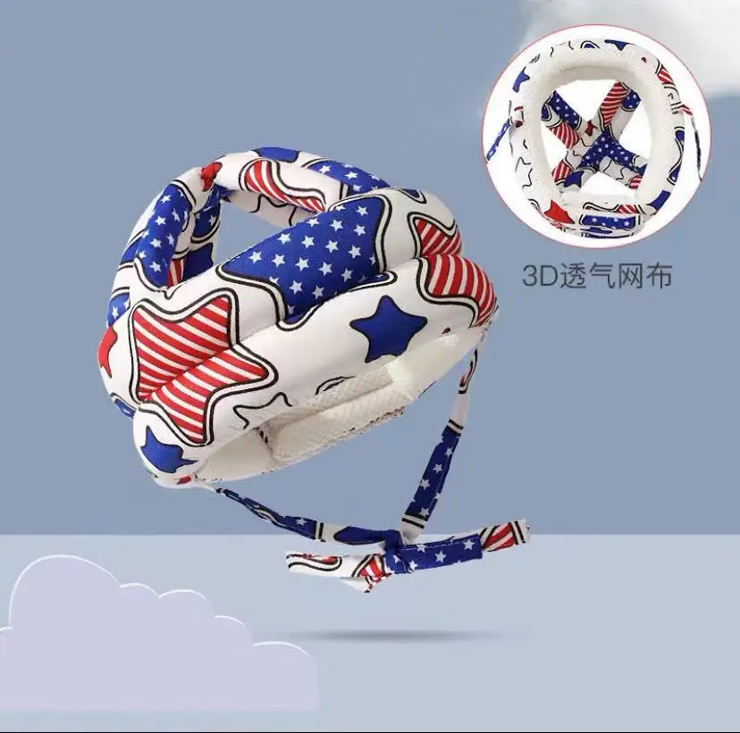 Baby Safety Helmet Head Protection Hat Toddler Anti-fall Pad Children Learn To Walk Crash Cap Adjustable Protective Headgear