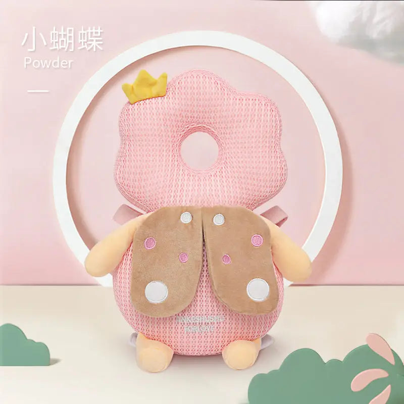 Toddler Walking Safety Gear Set: Anti-Collision Baby Head Protector & Back Head Pad Soft Infant Fall Prevention Hat for Crawling