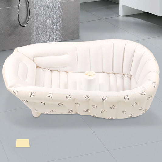 Animal Baby Swimming Bathtub Inflatable Baby Bathtub Anti Slip Shower Basin Portable Infant Bath Tub Toddler Bathtub Swimming