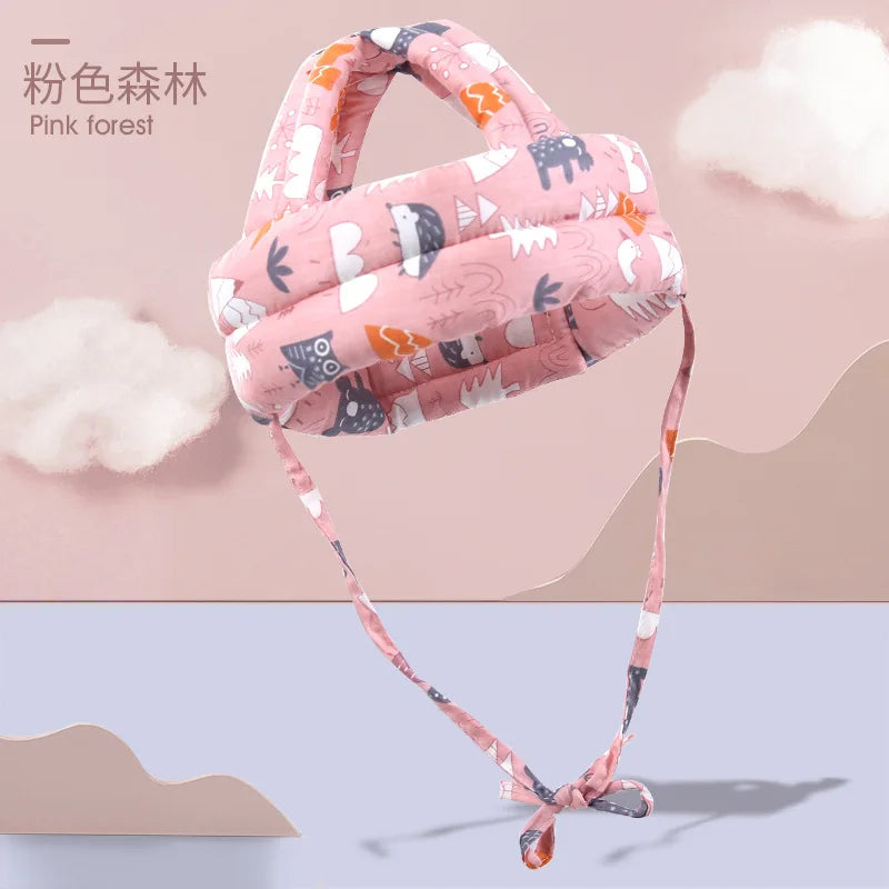 Baby Safety Helmet Head Protection Hat Toddler Anti-fall Pad Children Learn To Walk Crash Cap Adjustable Protective Headgear