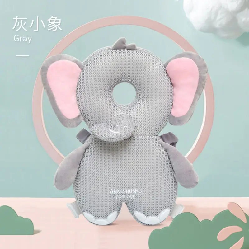 Toddler Walking Safety Gear Set: Anti-Collision Baby Head Protector & Back Head Pad Soft Infant Fall Prevention Hat for Crawling